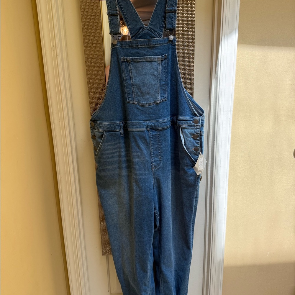 Ava & Viv Classic Blue Denim Overalls
